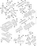 Genuine Audi Engine Crankshaft Main Bearing 079-105-591-AN-GLB. Fixed Price $55.57.