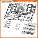 Overhaul Pistons Gaskets Bearing Kit For M272 Mercedes E300 W204 W211 W164 3.0L. Fixed Price $304.41.