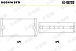 Glyco H034/4 Std Crankshaft Bearings For, Audi, (faw), Skoda, Vw, (svw). Fixed Price $105.62.