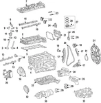 Genuine Mercedes-benz Main Bearing Lower Half 254-033-70-00-56. Fixed Price $7.13.