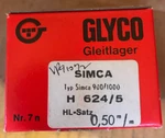 Glyco Main Bearing Set (050) - H 624/5 VP91072 Fits Simca 900, 1000 & More. Fixed Price $159.95.