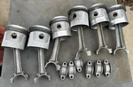 6 Chris Craft Hercules Model Pistons Rods And Bearings. Fixed Price $499.00.
