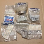 Vintage Fiat Nos Parts Lot: Engine Bearing Shells, Crankshaft Thrust Washers, +. Fixed Price $60.00.