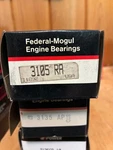 (4) Fed Mogul 3105 Connecting Rod Bearings Ford Tractor 3000 2000 Ser. Fixed Price $14.00.