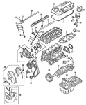Genuine Mitsubishi Engine Crankshaft Main Bearing 1052A437. Fixed Price $40.44.