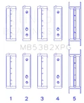 King Engine MB5382XPG Crankshaft Main Set. Fixed Price $73.99.